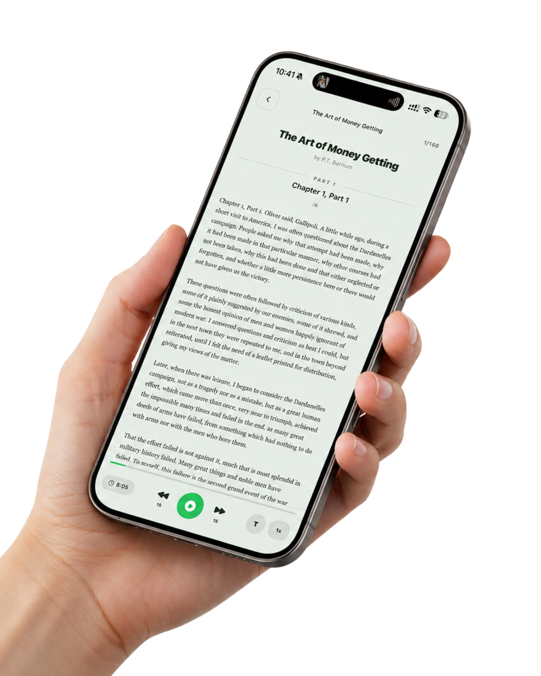 SWOO reading screen